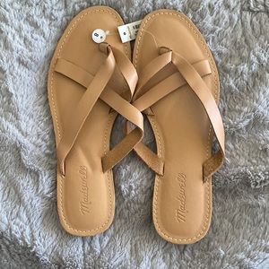 Madewell leather sandal size 8. NWT